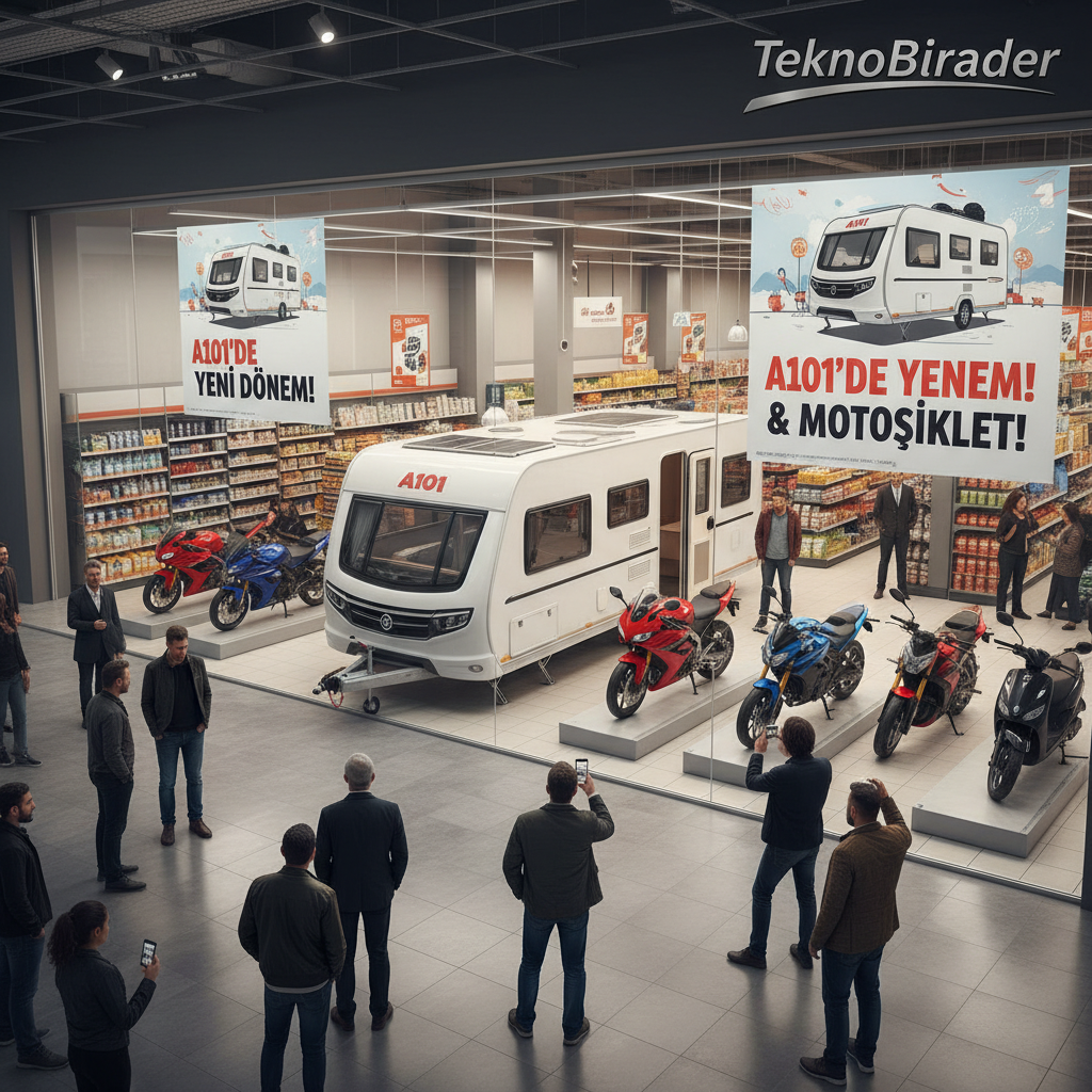A101’den Yeni Adım: Karavan ve Motosikletler Raflarda!