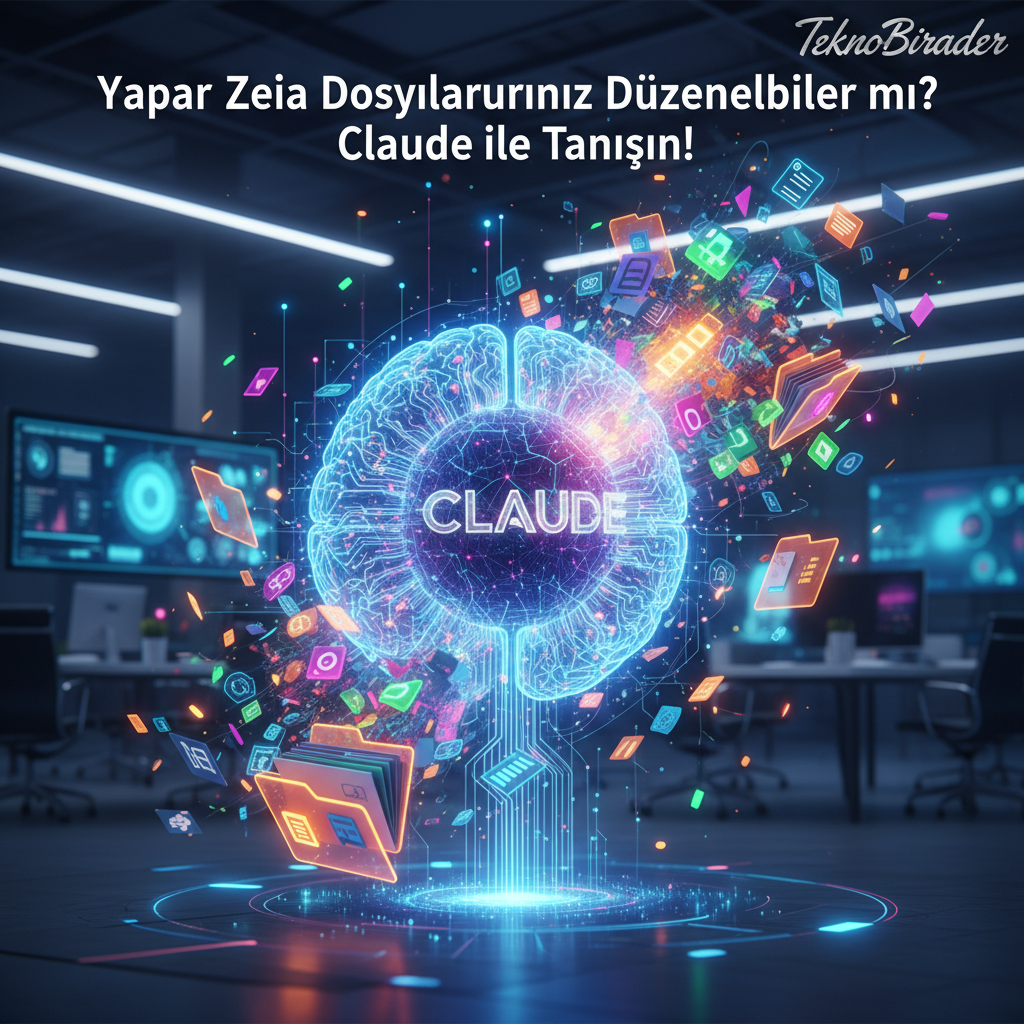 Yapay Zeka Dosyalarınızı Düzenleyebilir mi? Claude ile Tanışın!