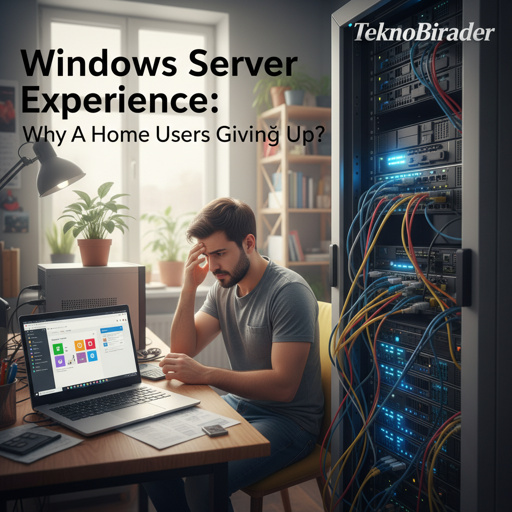 Windows Server Deneyimi: Ev Kullanıcıları Neden Vazgeçiyor?