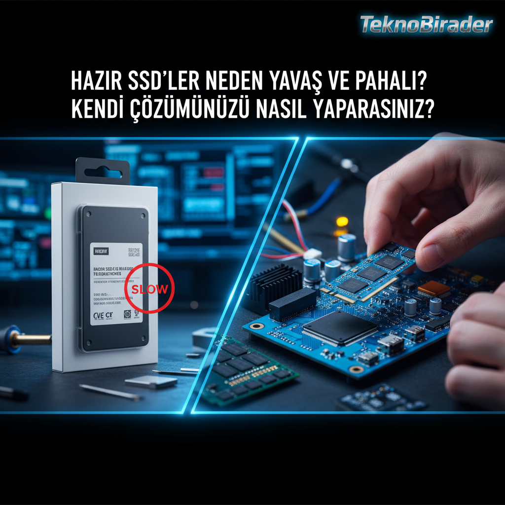 Hazır SSD’ler Neden Yavaş ve Pahalı? Kendi Çözümünüzü Nasıl Yaparsınız?