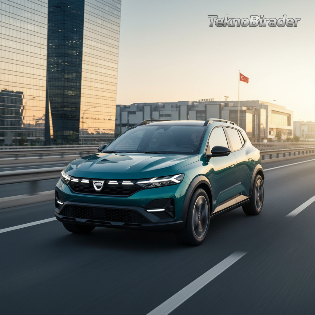 Yerli Üretim Elektrikli Dacia C-Neo Yolda
