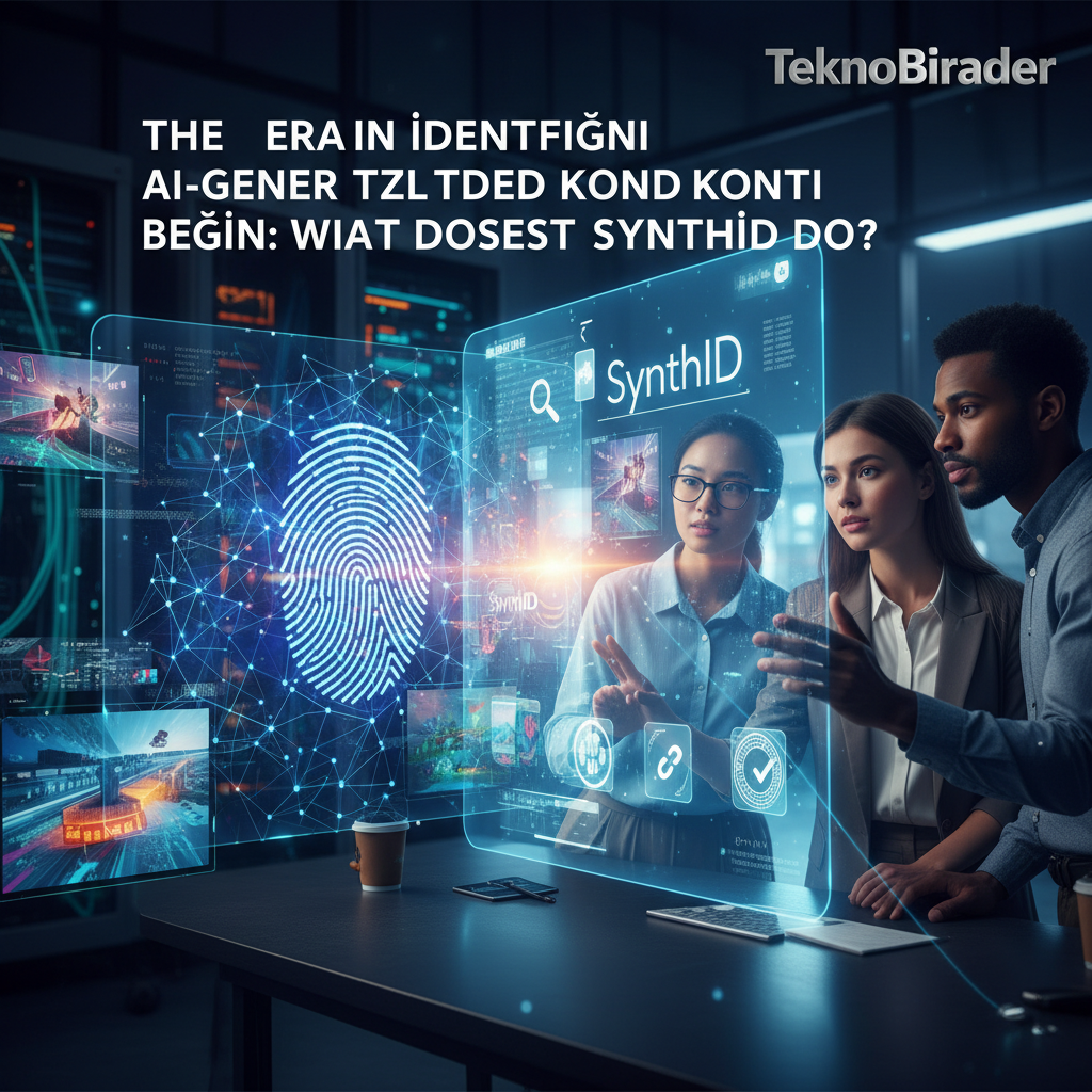 Yapay Zeka Üretimi İçerikleri Tanımlama Devri Başlıyor: SynthID Ne Yapıyor?