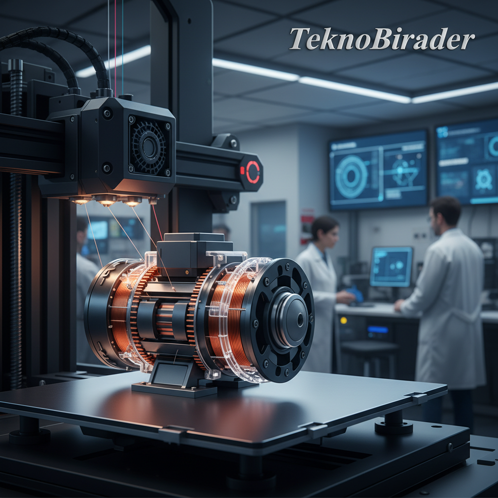 MIT’den Teknoloji Atılımı: 3D Yazıcıyla Tek Seferde Çalışan Elektrik Motoru Üretildi