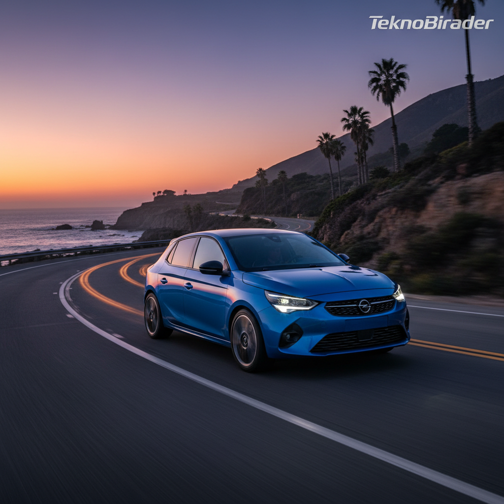 Opel Corsa GSE Elektrikli Hot Hatch Yolda