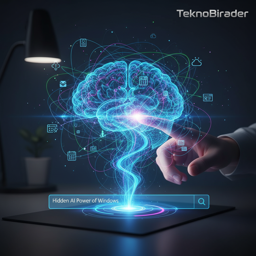 Windows Arama Çubuğunun Gizli Yapay Zeka Gücü Ortaya Çıktı!