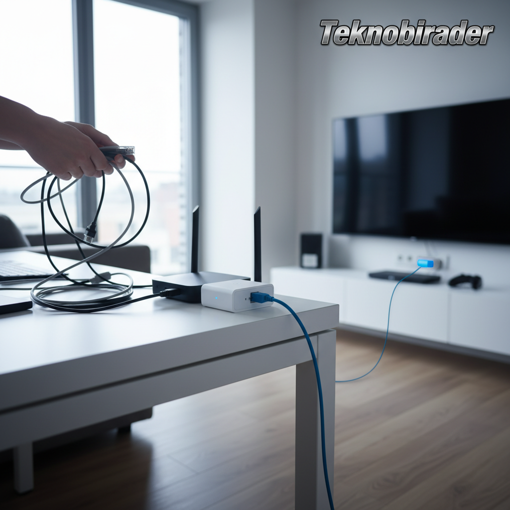 Apartmanınızdaki Kablo Karmaşasına Powerline Ethernet Çözümü