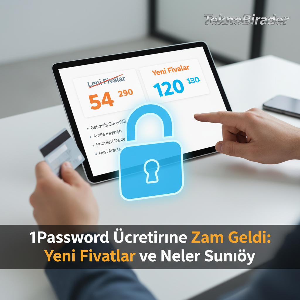 1Password Ücretlerine Zam Geldi: Yeni Fiyatlar ve Neler Sunuyor?