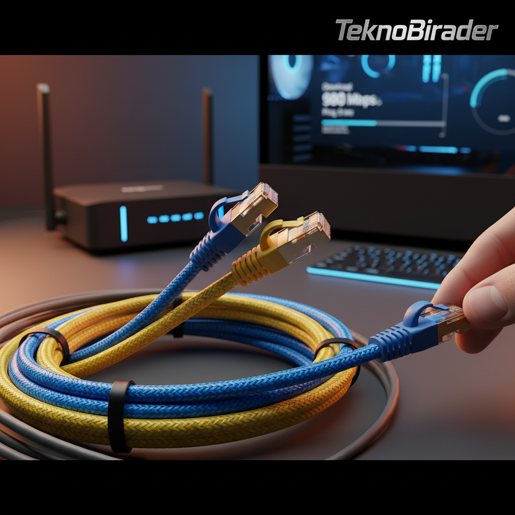 İnternet Yavaşlığının Gizli Kahramanı: Ethernet Kabloları!