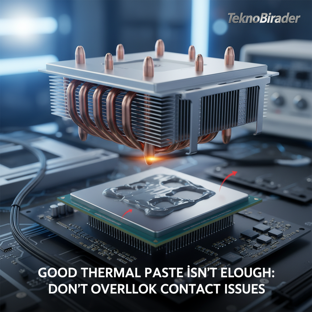 İyi Termal Macun Tek Başına Yeterli Değil: Temas Sorunlarını Göz Ardı Etmeyin