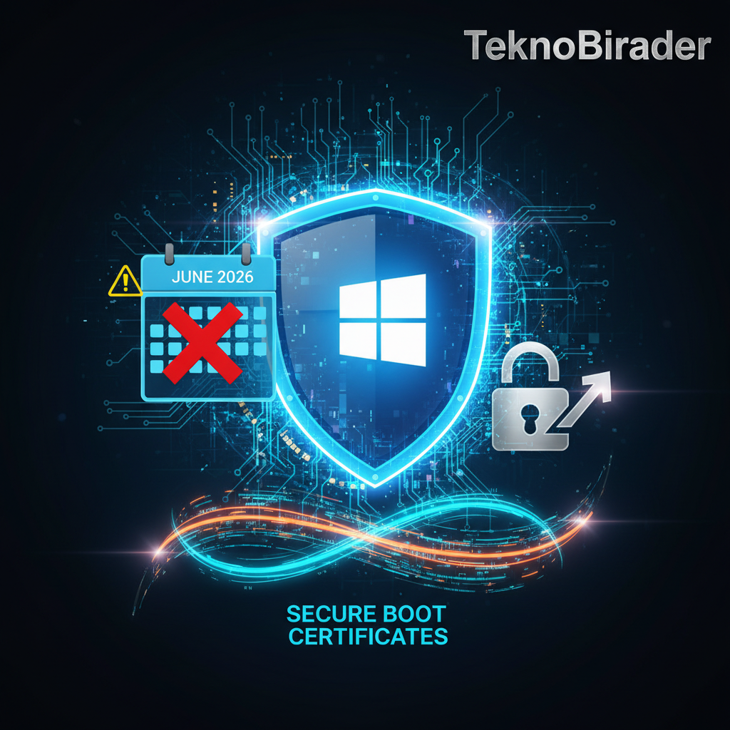 Windows’ta Haziran’a Dikkat: Secure Boot Sertifikaları Güncellenmeli!
