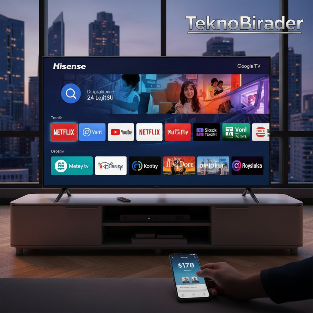 Uygun Fiyatlı Google TV Fırsatı: 50 İnç Hisense Sadece 178 Dolar!