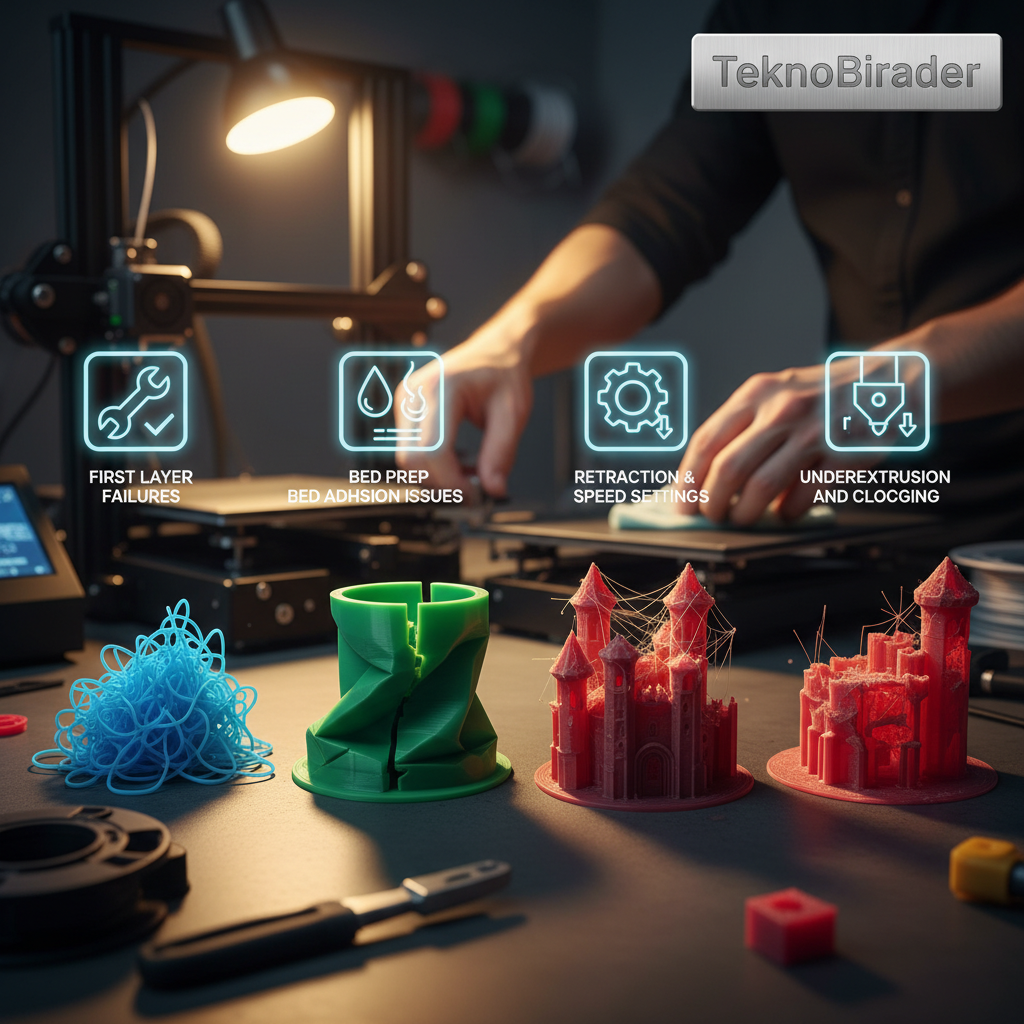 3D Baskıda Başımıza Gelenleri Anlatan 4 Hata ve Dersleri