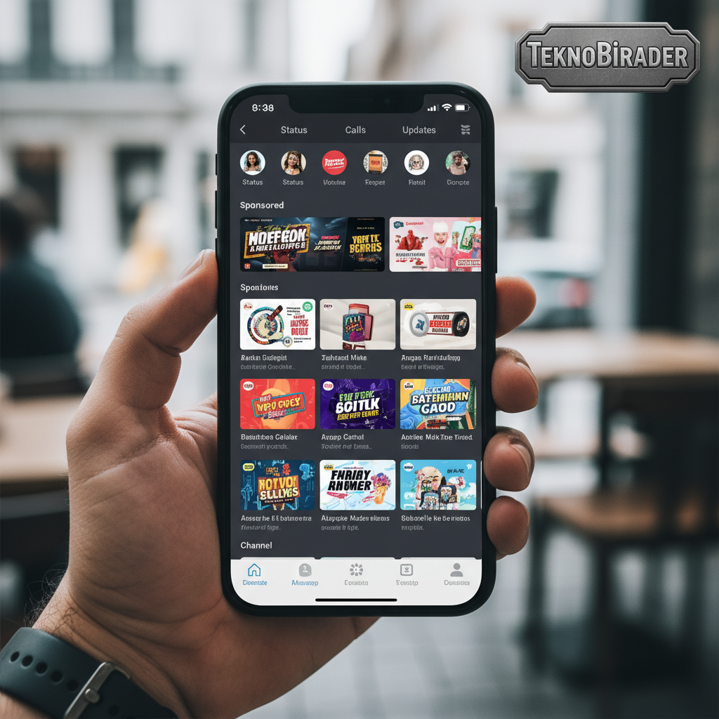 WhatsApp Güncellemeler Sekmesine Reklamları Taşıyor