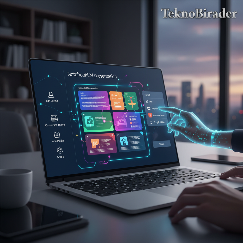 NotebookLM Sunumları Artık Çok Daha Esnek: Düzenleme ve Dışa Aktarma Kolaylaştı