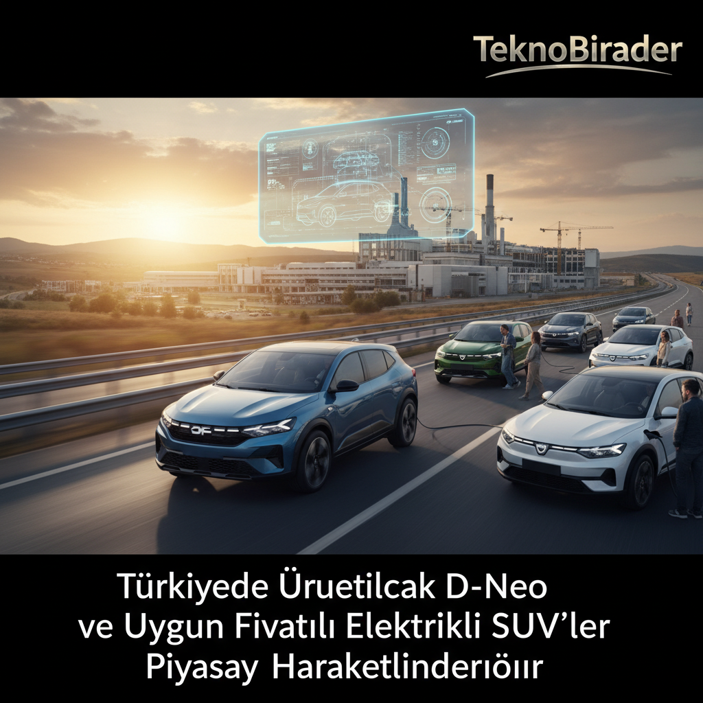 Türkiye’de Üretilecek Dacia C-Neo ve Uygun Fiyatlı Elektrikli SUV’ler Piyasayı Hareketlendiriyor