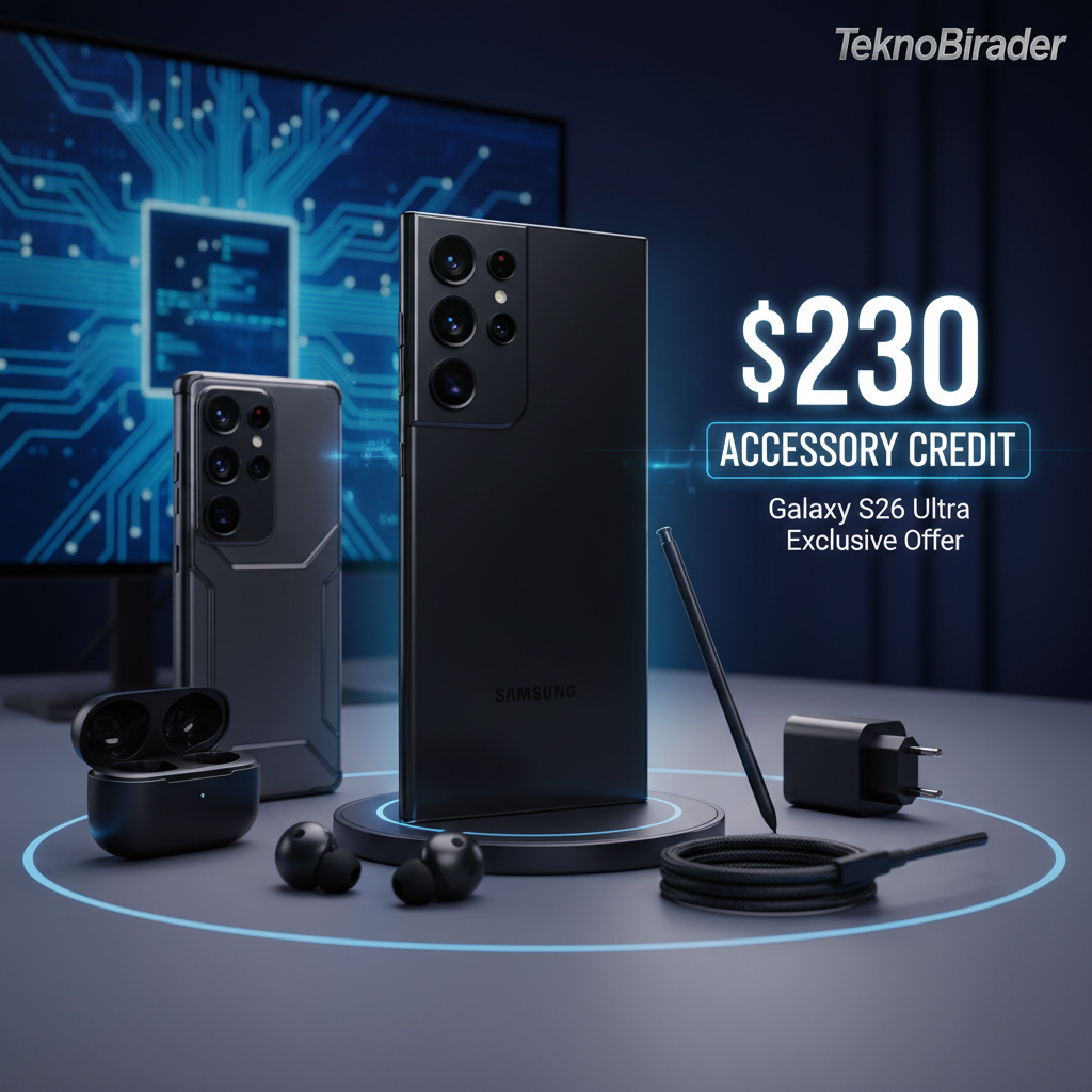 Galaxy S26 Ultra’ya Özel 230 Dolar’lık Aksesuar Kredisi Fırsatı Başladı