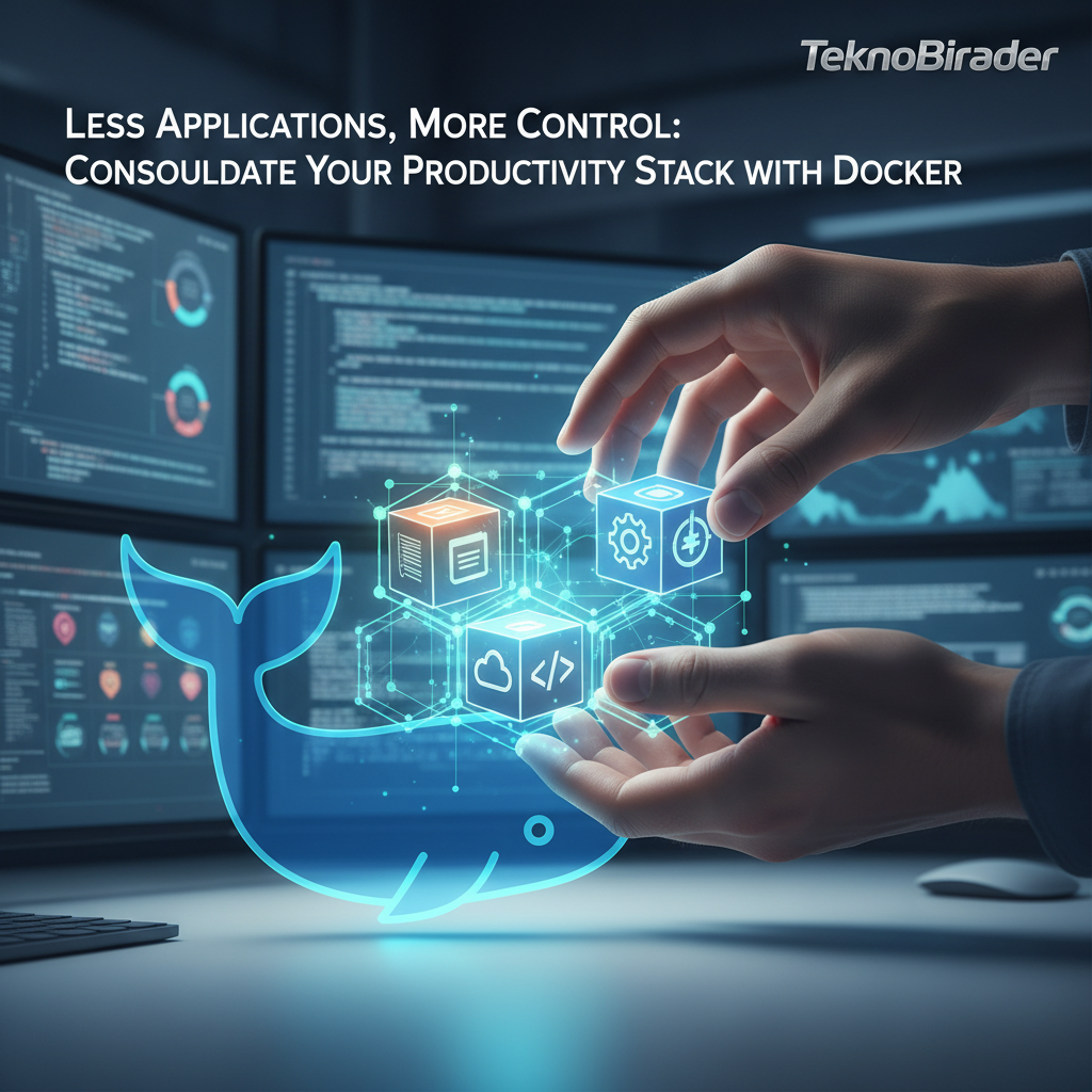 Daha Az Uygulama, Daha Fazla Kontrol: Üretkenlik Stack’inizi Docker ile Toparlayın