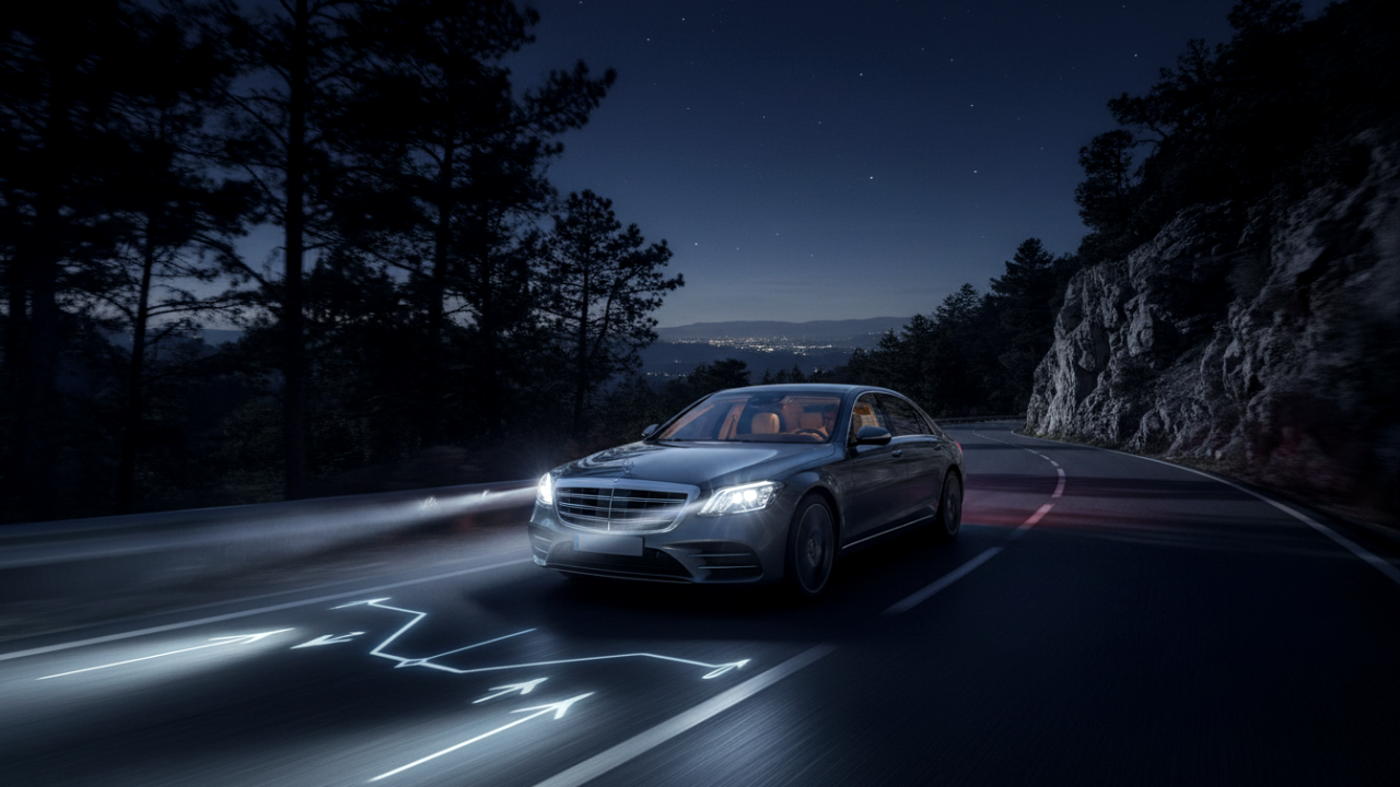 Mercedes-Benz S-Serisi’nin Gece Görüş Teknolojisi: Aydınlatmanın Zirvesi