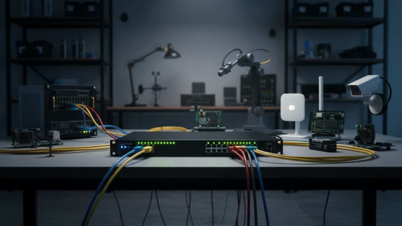 Ev Laboratuvarınızı Devrim Niteliğinde Dönüştürün: Kaçırılmayacak Fırsatla 24 Port PoE Gigabit Switch