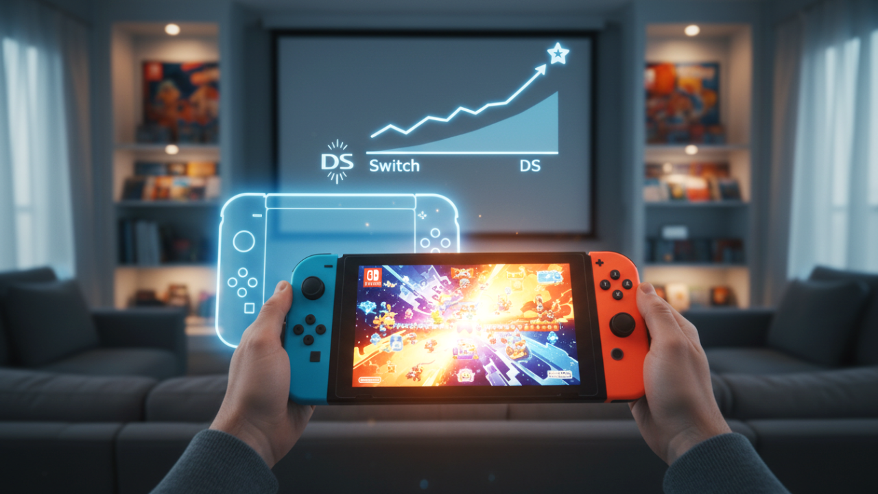 Nintendo Switch Tarihi Bir Zirveye Ulaştı: DS’i Geride Bırakarak Kendi Rekorunu Kırdı