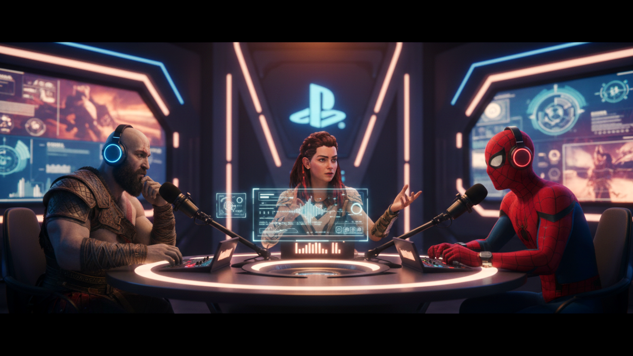 PlayStation Karakterleri Kendi Podcast’lerini mi Yapacak? Sony’den İlginç Patent 🎙️