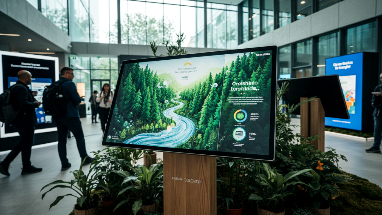 Samsung’dan Kağıda Rakip Ekran: Biyo-Reçine Teknolojisiyle Dijital Tabelalara Yeni Bir Soluk! 🤩