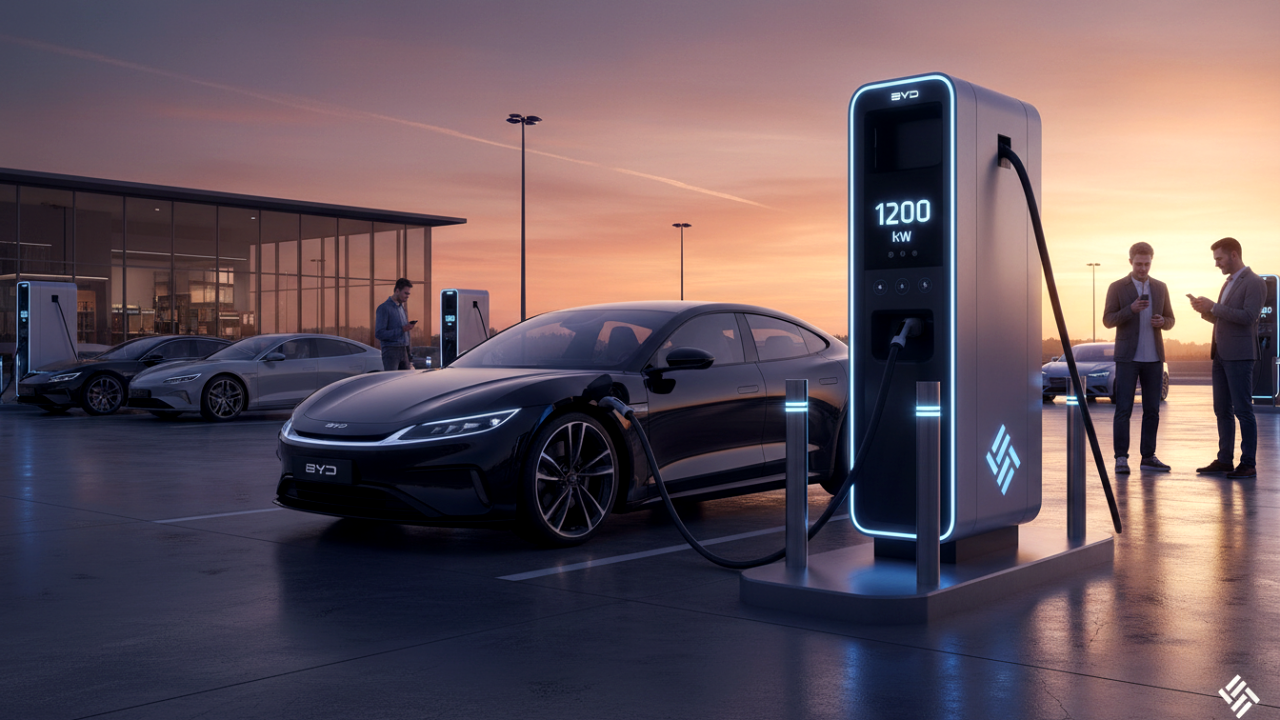 BYD’den Devrim: 1200 kW Güçle Şarj Süreleri Tarihe Karışıyor!
