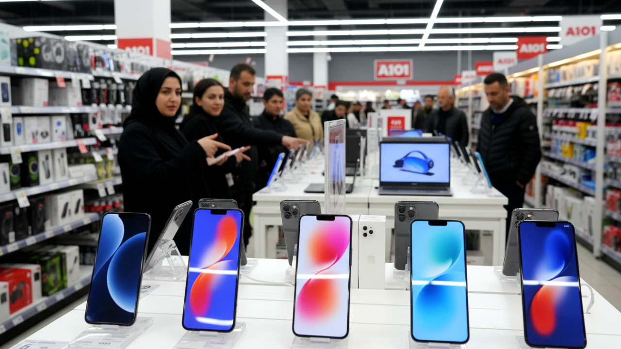 A101’de Teknoloji Fırtınası: Yeni iPhone Modelleri ve Güçlü Android’ler Raflarda! 📱