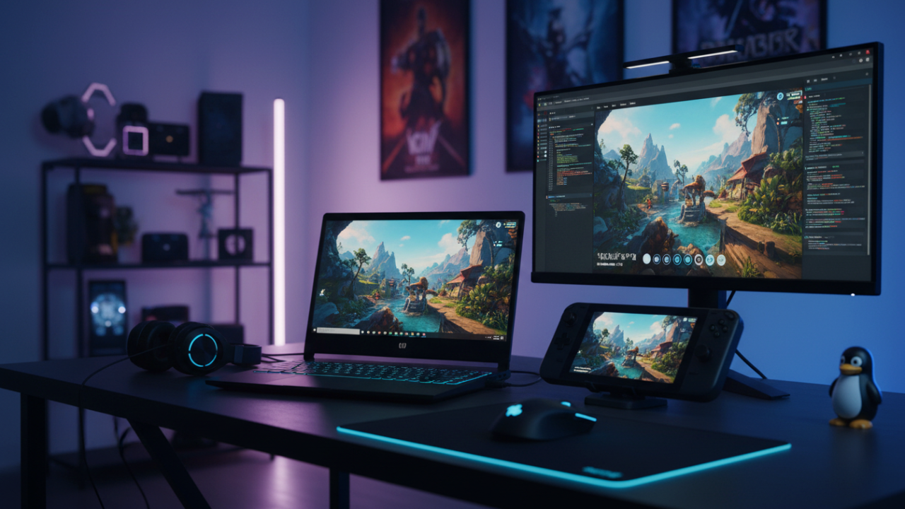 Linux Sadece Sunucuların Değil, Oyunların da Gözdesi Oluyor 🚀