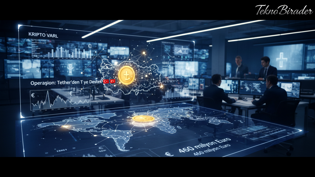 Kripto Varlıkların Gölgesinde Milyar Dolarlık Operasyon: Tether’den Türkiye’ye Destek 🇹🇷💰
