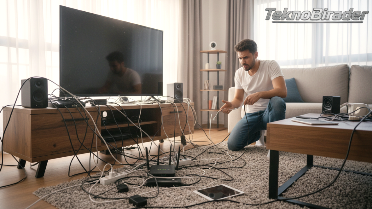 Ev Ağı Kurulumunda Sık Yapılan Bir Hata: Her Şeyi Wi-Fi’a Bırakmak 🔌