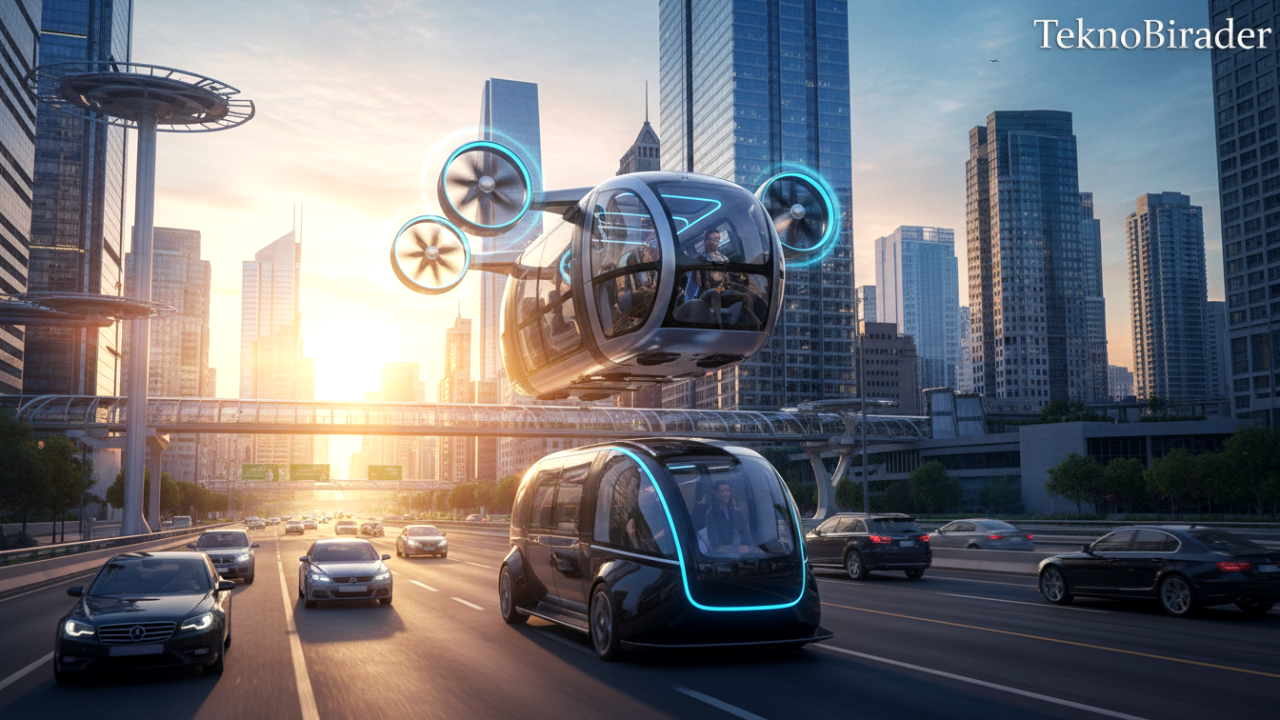 Geleceğin Taşıtları: Hem Havada Hem Yerde Giden Modüler Araç Teknolojisi 🚀
