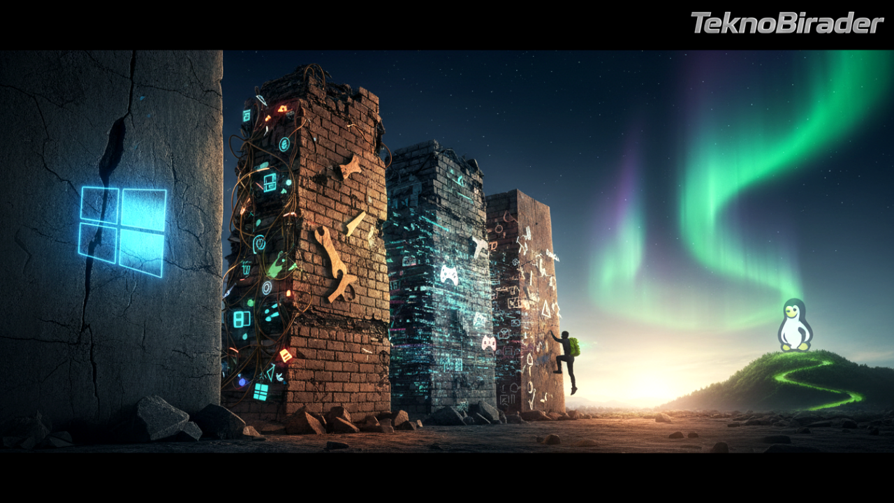 Windows’dan Kaçış: Linux’a Geçişi Engelleyen 4 Büyük Duvar 🚀
