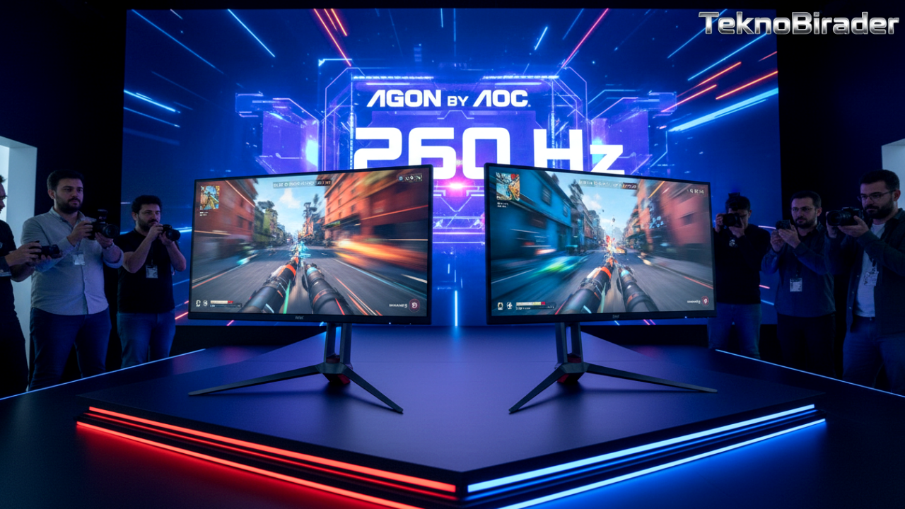 # AOC AGON G4 Oyuncu Monitörleri Türkiye Pazarına Giriş Yapıyor: 260 Hz Hızında Rekabetçi Oyun Deneyimi 🚀