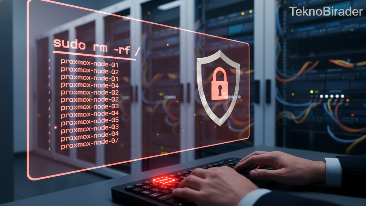 Proxmox Güvenliği: Tek Komutla 8 Uzak Komutun Riskleri 🛡️