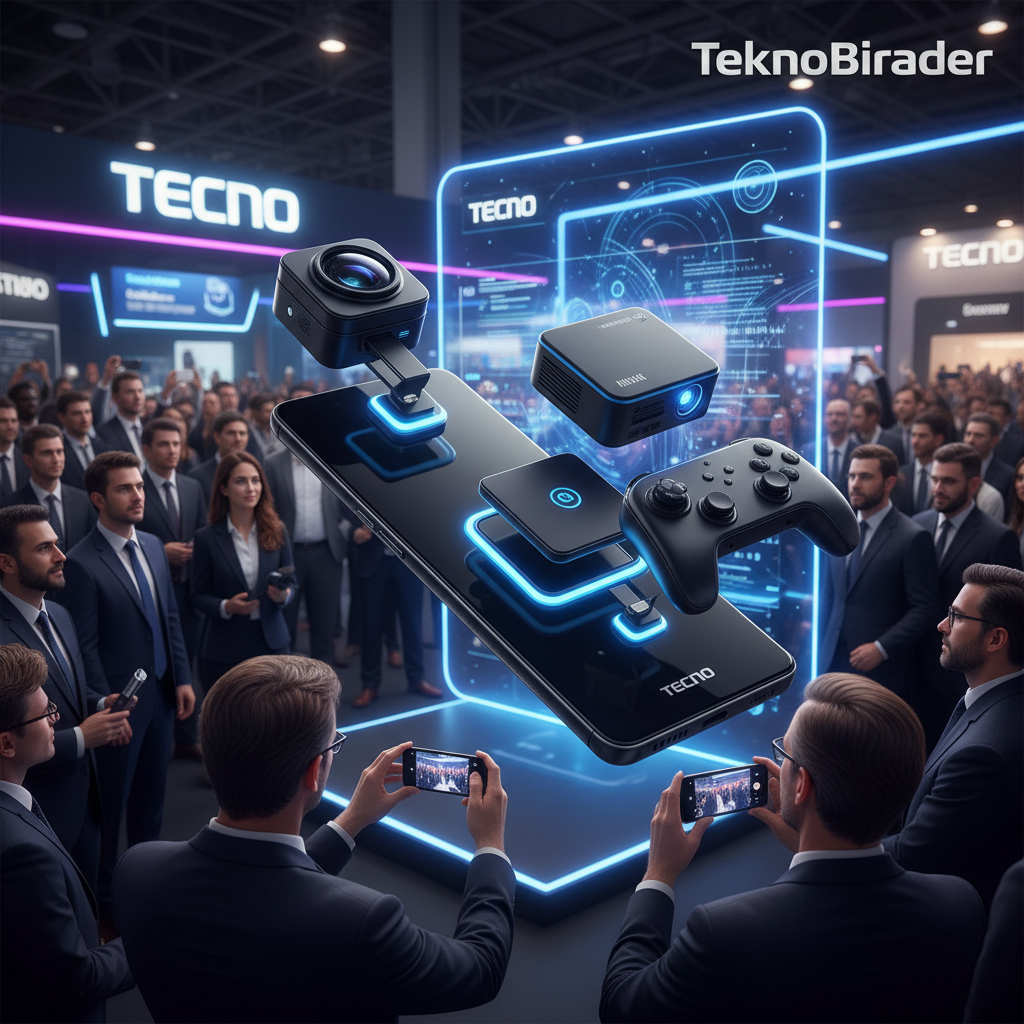 TECNO MWC 2026’da Modüler Manyetik Bağlantı Teknolojisini Tanıttı