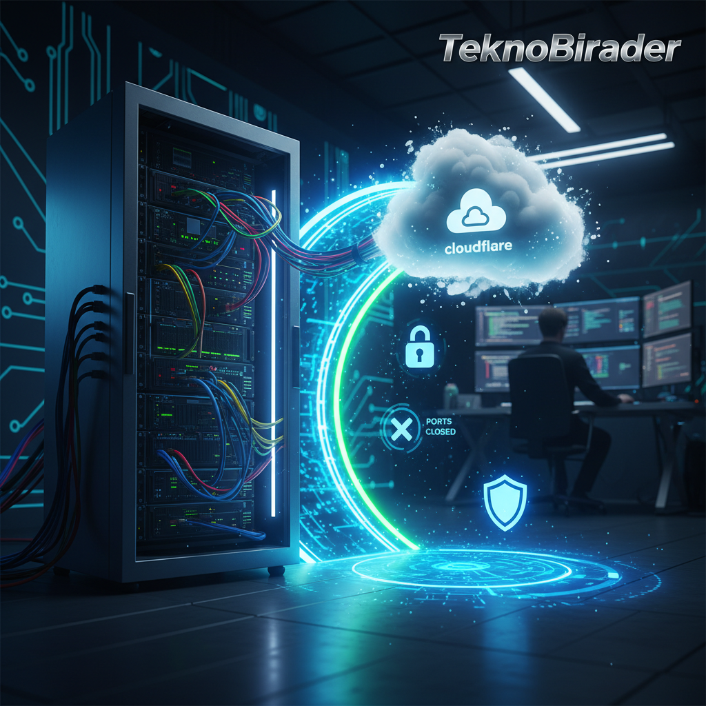 Cloudflare Tunnels ile Ev Laboratuvarınıza Kapı Açın (Portlar Kapalı Kalsın)