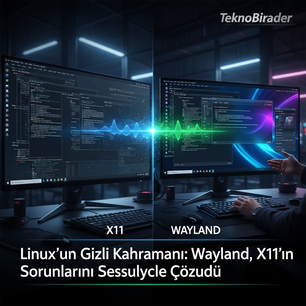 Linux’un Gizli Kahramanı: Wayland, X11’in Sorunlarını Sessizce Çözdü