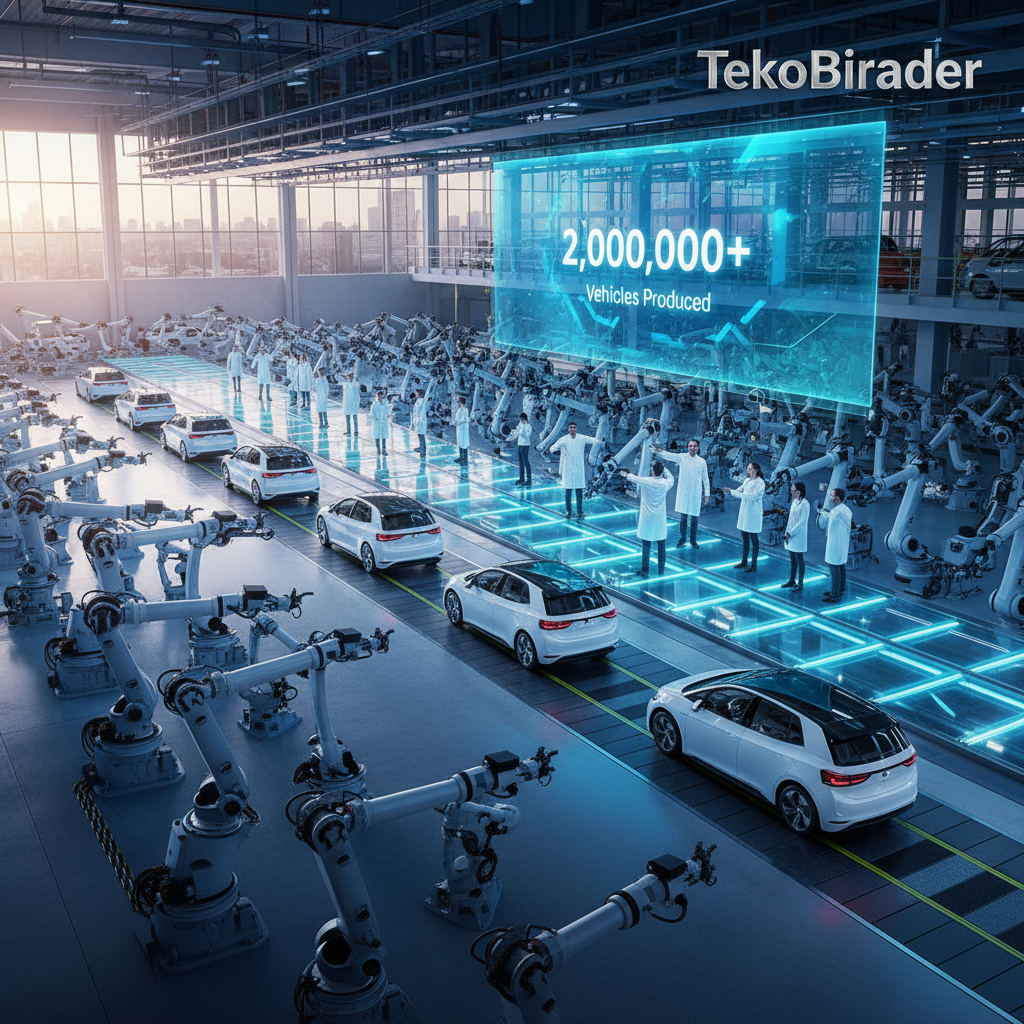 Volkswagen Elektrikli Araç Üretiminde Dev Adım: 2 Milyonluk Sınır Aşıldı!