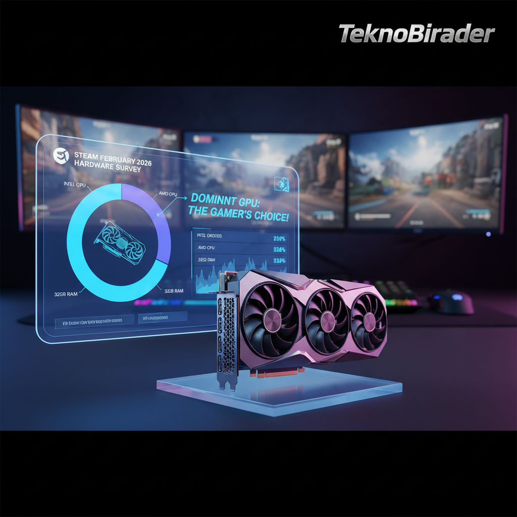 Steam Şubat 2026 Verileri: Oyuncuların Gözdesi O Ekran Kartı!