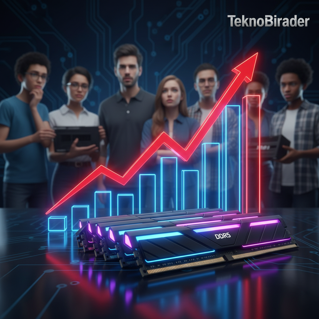 DDR5 RAM Fiyatları Neden Fırladı? Sektör Değişiyor, Tüketici Bekliyor