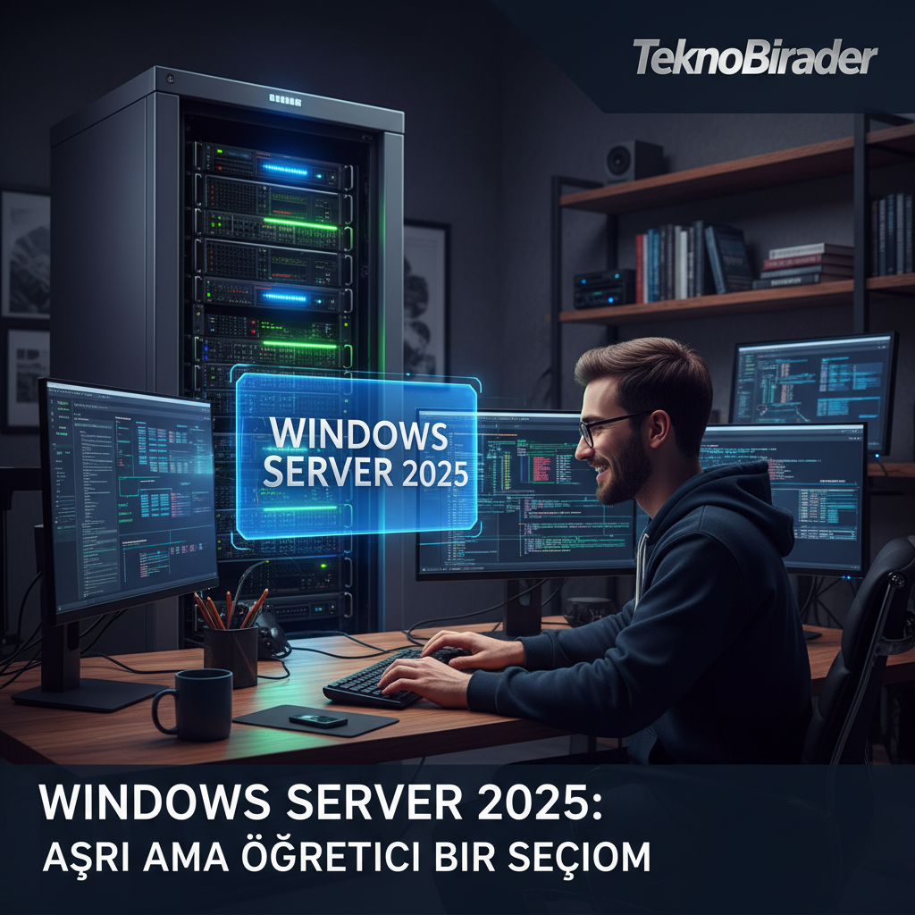Windows Server 2025: Evdeki Laboratuvarlar İçin Aşırı Ama Öğretici Bir Seçim