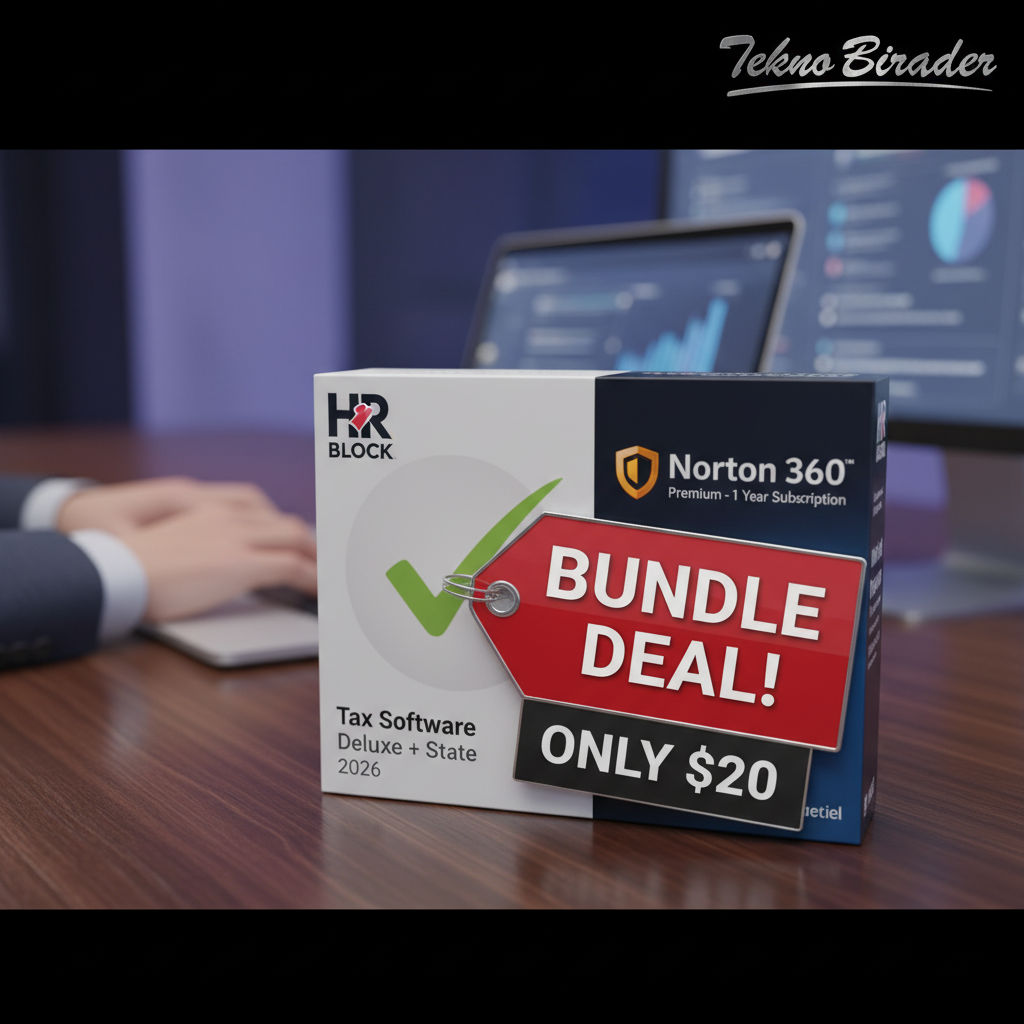 H&R Block Vergi Yazılımı, Norton 360 ile Birlikte Sadece 20 Dolar