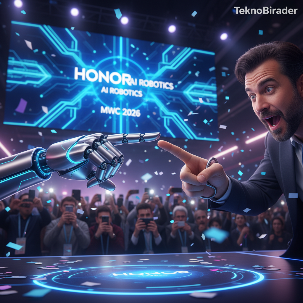 Honor’dan Yapay Zeka Destekli Robot El MWC 2026’da Sahne Aldı: Taş Kağıt Makasta Rakipsiz!