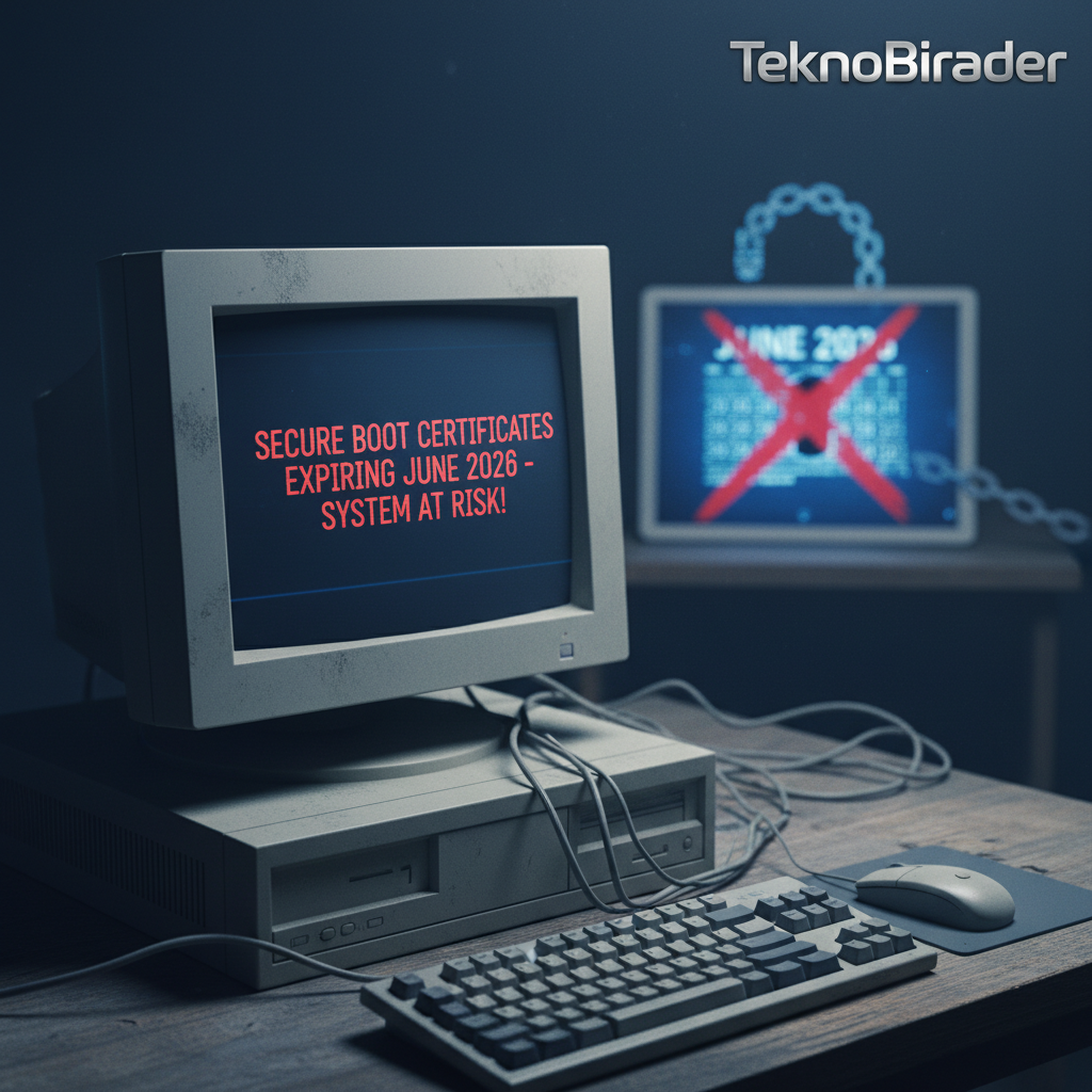 Windows Güvenli Önyükleme Sertifikaları Haziran 2026’da Sona Eriyor: Eski Bilgisayarlar Risk Altında!