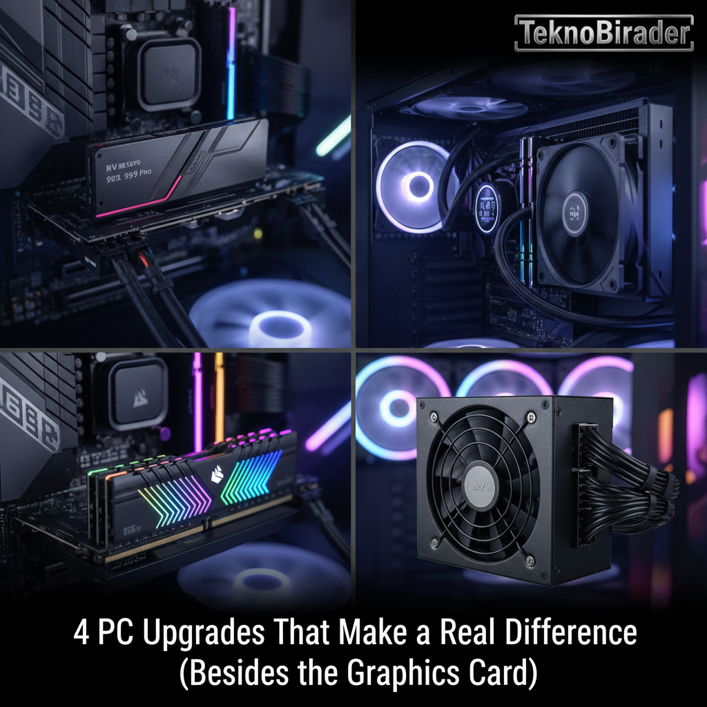 Ekran Kartı Değil, Asıl Farkı Yaratan 4 PC Yükseltmesi!