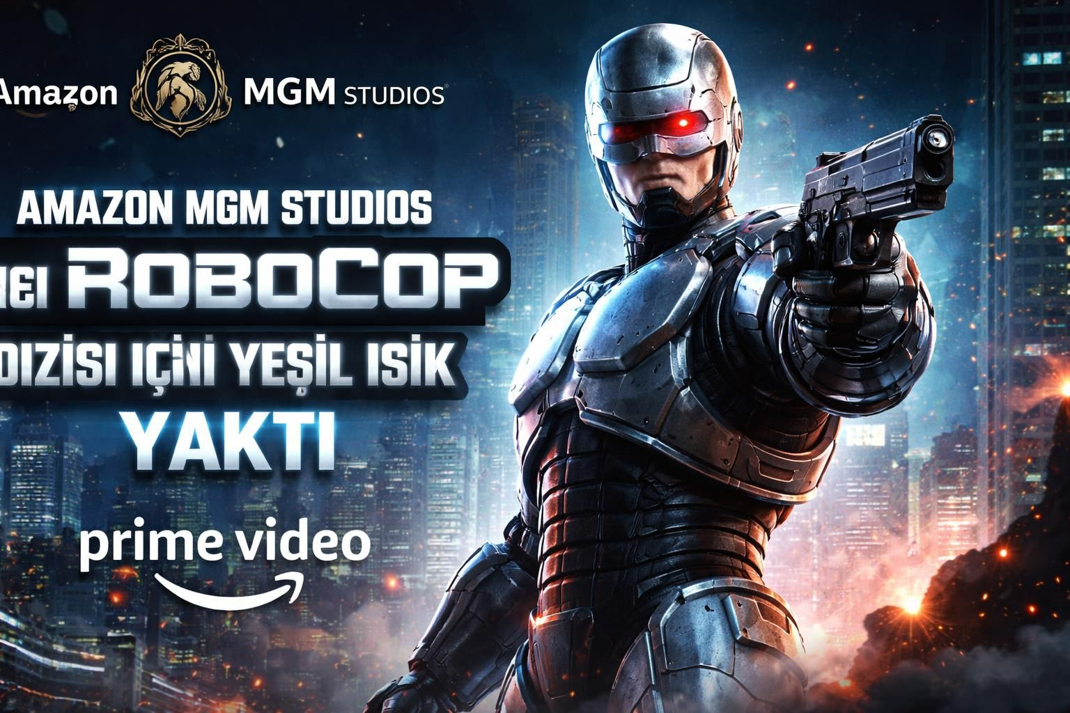 RoboCop Yeniden Doğuyor: Amazon’dan Aksiyon Dolu Dizİ Uyarlaması