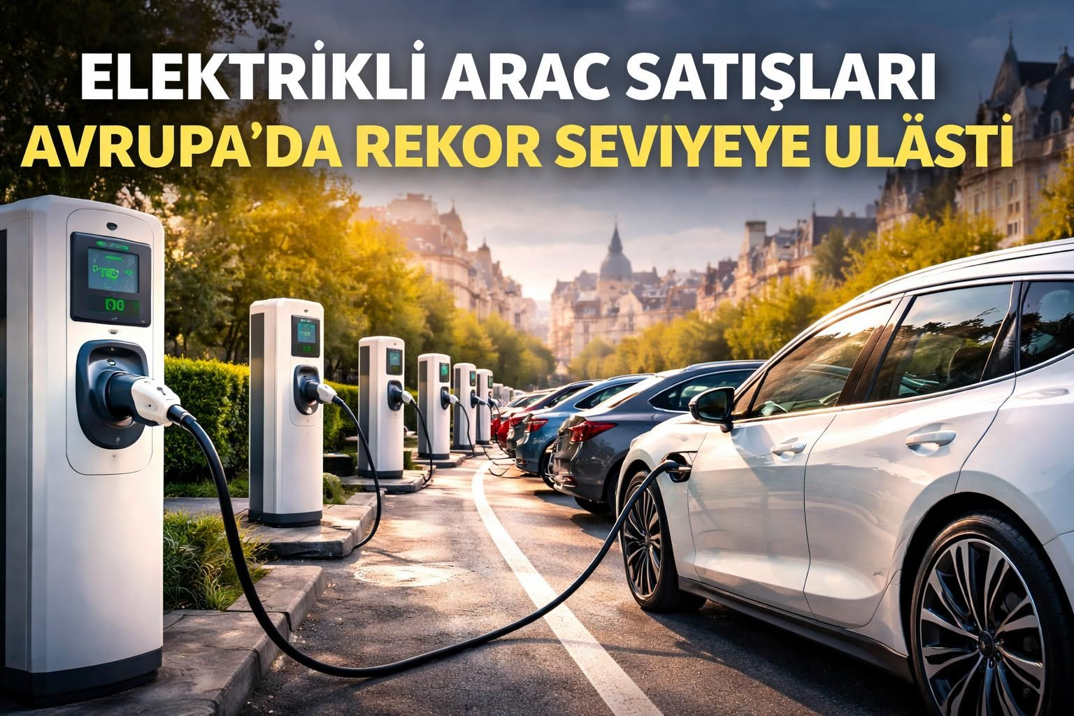 Elektrikli Araç Satışları Avrupa’da Rekor Seviyeye Ulaştı