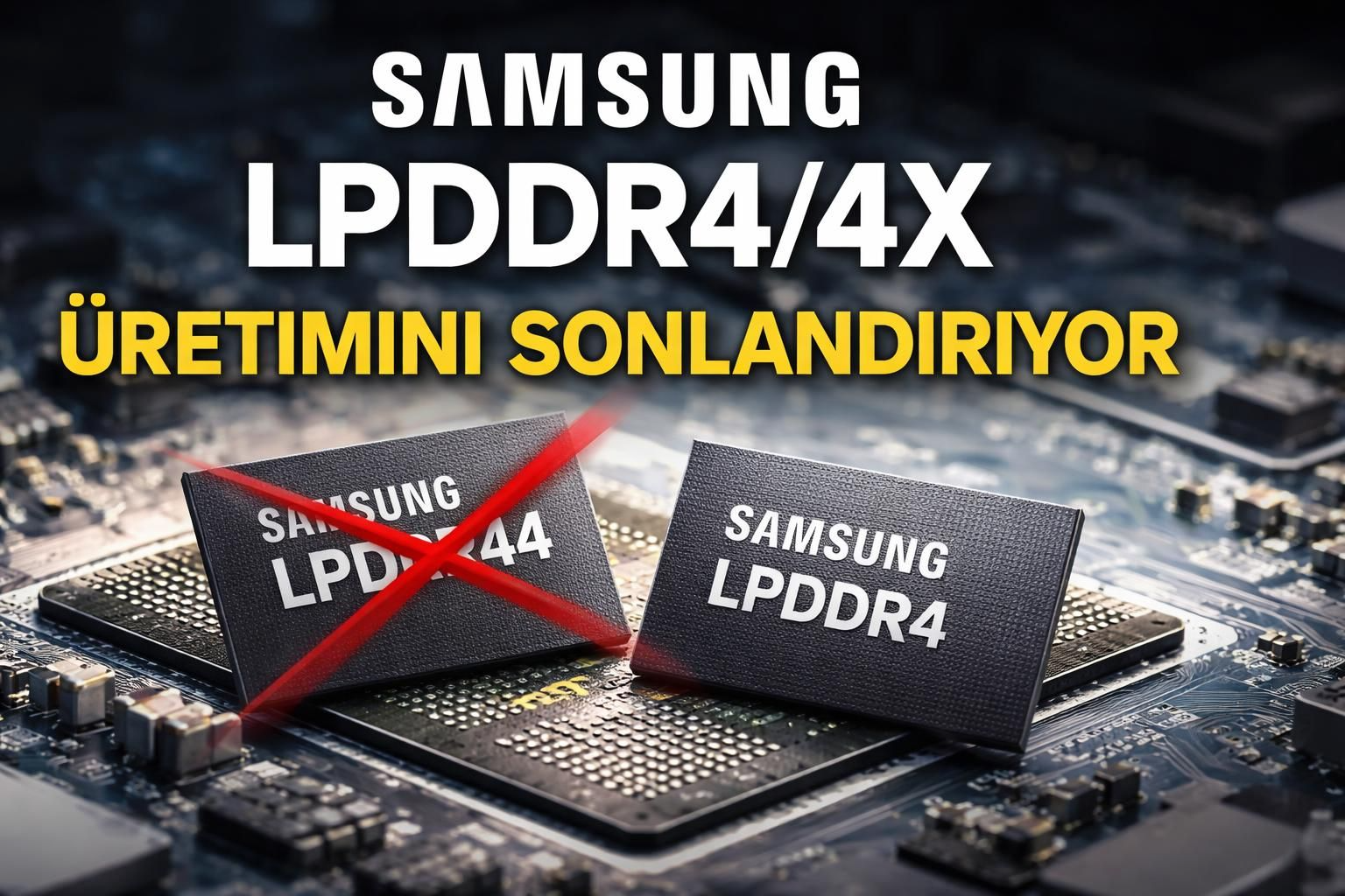 Samsung LPDDR4/4X Üretimini Sonlandırıyor
